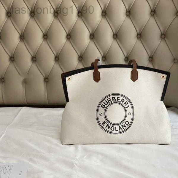 

tote designer bags burbrery 2021 new versatile new casual fashion canvas large capacity european american and british style boutique por 08r