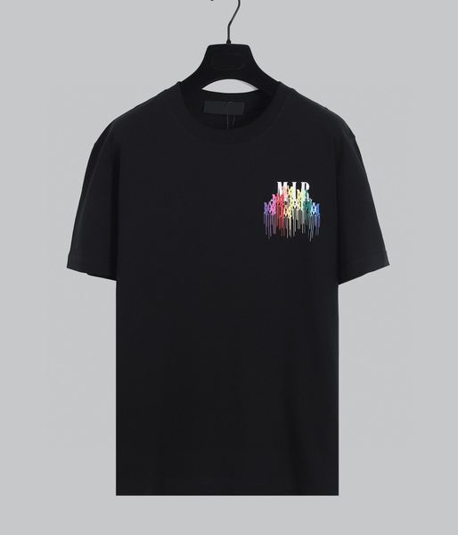 

23ss 5a men's brand costume luxury designer polo men's leisure fashion print t-shirt high street men's polos, Black;brown