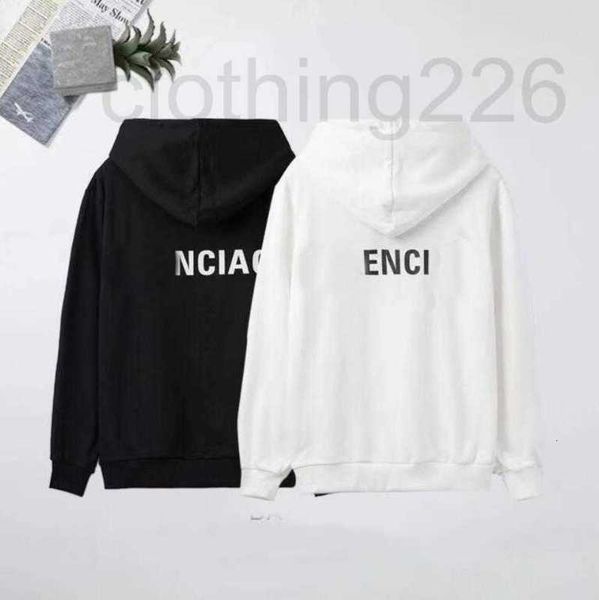 

designer autumn fashion men's hoodie high-end pure cotton 4 colors mixed match women's sweatshirt large size m-5xl fcgg, Black