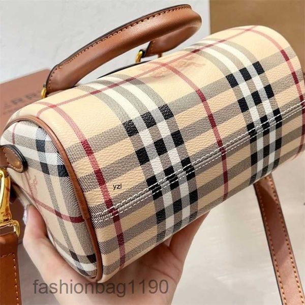 

bag new luxury bags designer burbrerys bwar horse lattice middle ancient boston pillow bag mini portable single shoulder messeng nudo siwd p