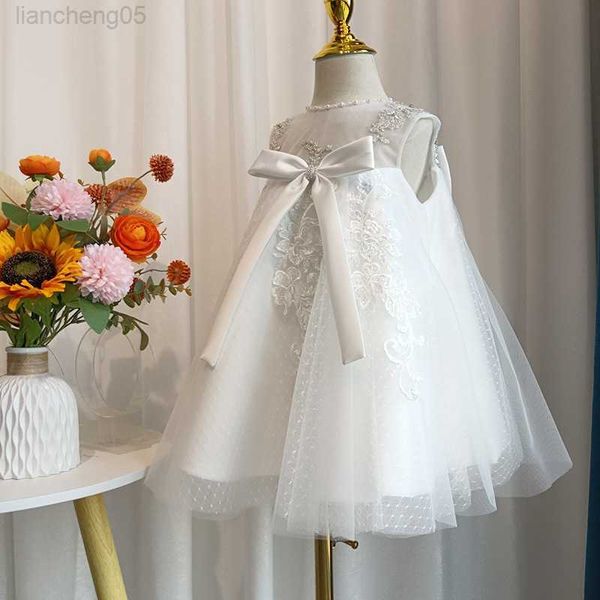 

girl's dresses korean flower girls baptism dresses baby 1st birthday princess vestidos infant ball gowns kids wedding party sequins dre, Red;yellow