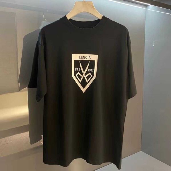 

paris portrait musical pair printing fashion clothing mans womens letter graphic scissors round neck cotton quality french branded clothing5, White;black