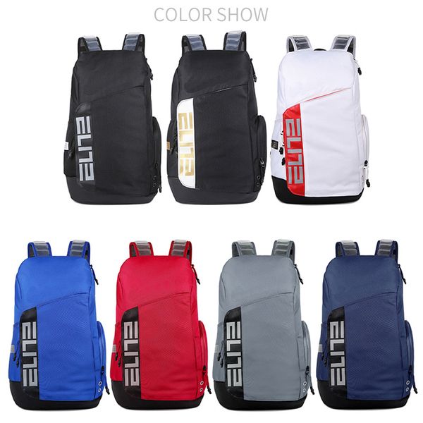 

hoops elite pro air cushion sports basketball backpack student lapbag training bags outdoor multifunctional travel bag schoolbag couple knap
