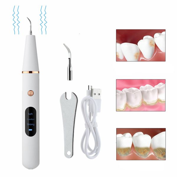 

other oral hygiene ultrasonic teeth whitening dental sonic cleaning tools electric calculus stains tartar scraper removal irrigator 230224