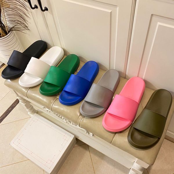 

summer sandals for mens womens pool bath outdoor casual slides dhgate fashion luxury designer sliders male scuffs flats summer beach shoes l, Black