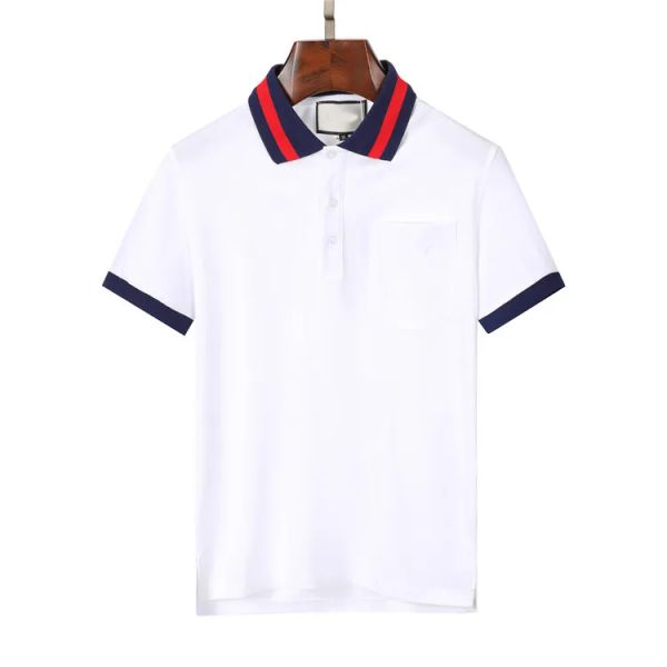 

mens polo shirt designer man fashion horse t shirts casual men golf summer polos shirt embroidery high street trend tee asian size m-3xl, White;black