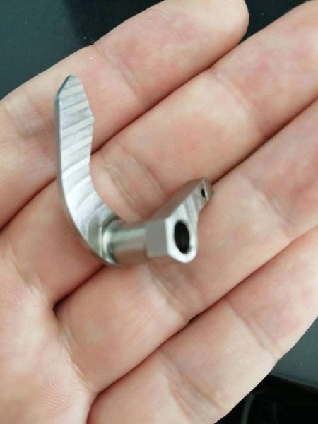 

1pc outdoor tactical ak47 auto sear switch selector in stainless steell