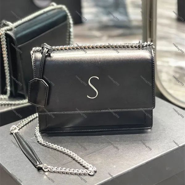 

designer woc bag luxury handbags original leather cowhide women shoulder bags fashion medium sunset crossbody bag flap handbag