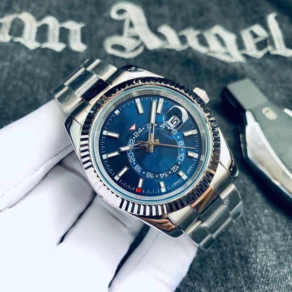 

men rolax luxury mens watch designer watches black rubber strap oyster case oyster perpetual 9001 movement stainless steel automatic watch a, Slivery;black