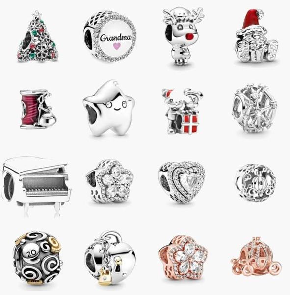 

women jewelry fit pandora charms bead 925 silver love bracelet christmas love heart bead blue turquoise slide bracelets beads jewe8805348, Black