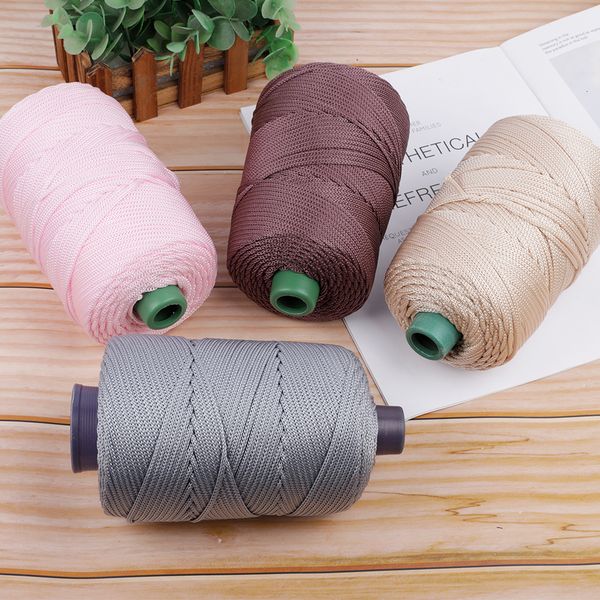 

bag parts accessories 250g summer crochet yarn ice rope thread for hand knitting hat shoes woven diy hook cushion silk medium thick wool 230, Black