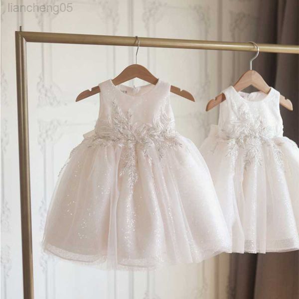 

girl's dresses 2023 infant sequins white bow party baby dress for girl baptismal party 1st birthday evening princess dresses wedding ba, Red;yellow