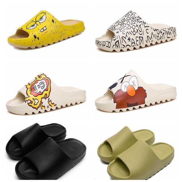 

fashion big baby infant four season sandals girls boys slippers mini beach designer fur slides sandal flat pool baby white black w193g, Black;grey