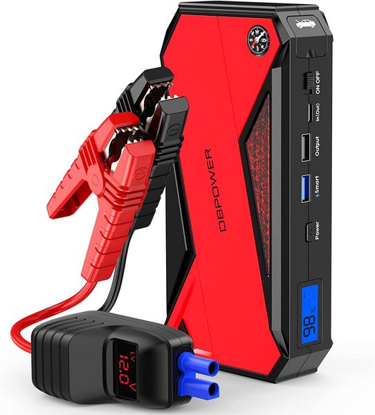 

dbpower battery jump starter 800amp battery portabel car battery pack 18000mah