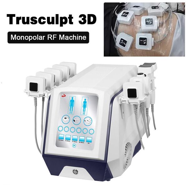 

2mhz fat reduction monopolar rf cellulite treatment body contouring trusculpt 3d rf slimming machine