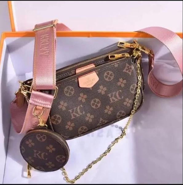 

designer multi pochette bags luxury accessoires fashion women shoulder 3 piece set cross body handbag 3pcs louis purse vutton crossbody viut