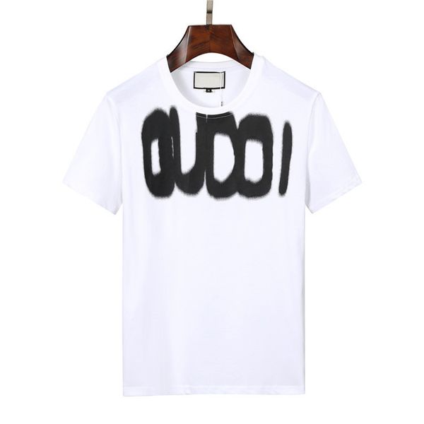 

luxury men's t bags shirt designer men's tees wear summer round neck sweat absorbing short sleeves outdoor breathable cotton print, White;black