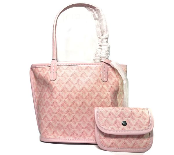 

women's bag totes shopping mini g0ya highest quality composite double sided real leather shoulde tote single-sided 20*11*20cm t4