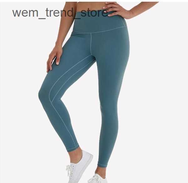 

new style l- solid color women yoga pants high waist sports gym wear leggings elastic fitness lady overall full tights workout lu-05 5 zcv0, Black;white