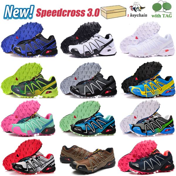 

speedcross 3 solomon casual shoes men walking ourdoor sport shoes speed cross athletic hiking shoes sneakers with box