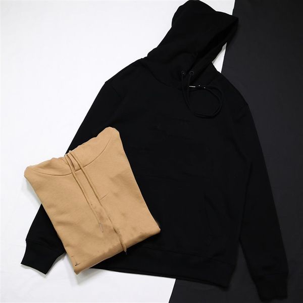

2021 cotton man hoodies women's sweatshirts youth women hoodie coats street wear plus size s-5xl couples sports mens hoodied 307v, Black