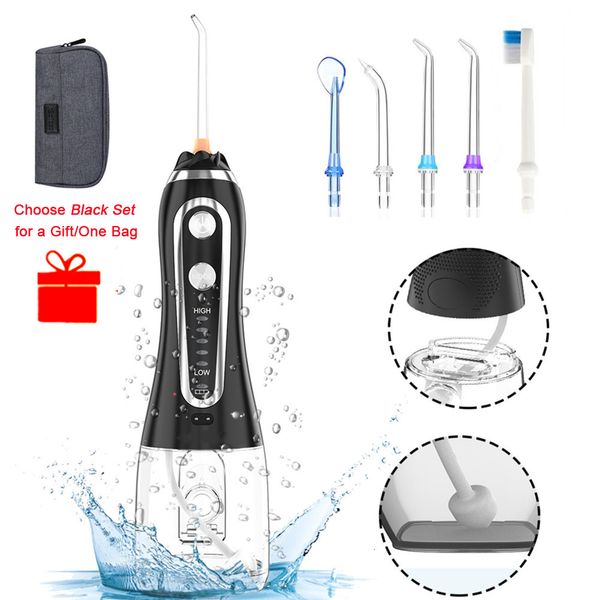 

other oral hygiene portable irrigator 300ml dental water flosser jet floss usb rechargeable h2ofloss teeth cleaner 230224