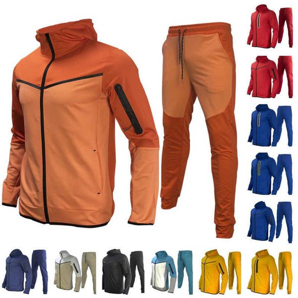 

sports suit designer men sportwear woman tech fleece tracksuit mens long sleeve jacket pant jogger casual blue techfleece tracksuits womens, Gray