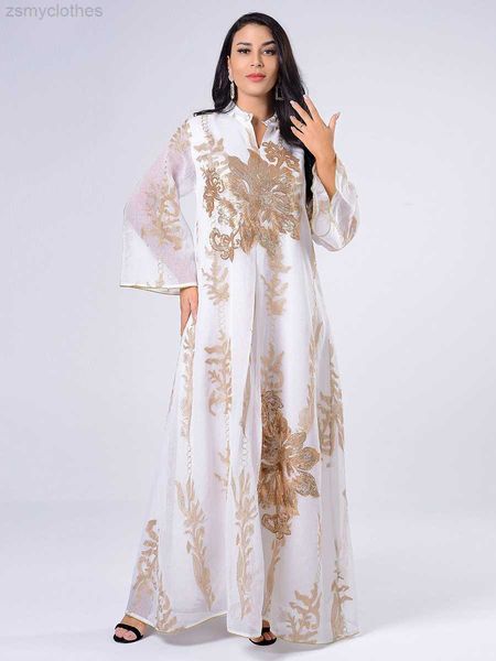 

casual dresses siskakia sequins embroidered abaya dress for women moroccan kaftan turkey arabic jalabiya white islamic ethnic robe 2023 eid, Black;gray