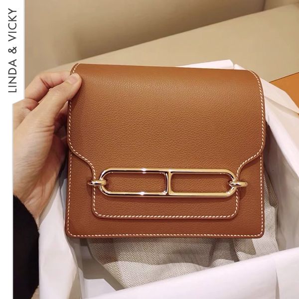 

evening bags luxury designer shoulder fashion pig nose cowhide crossbody handbag genuine leather underarm women's bag 230224
