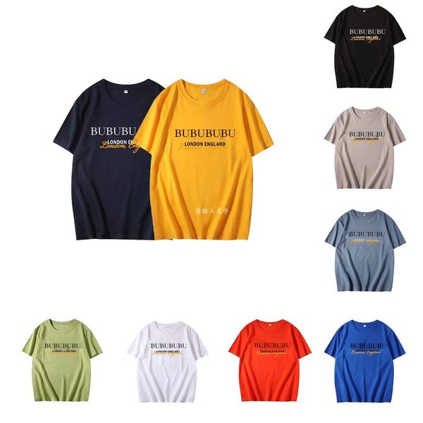 

mens t shirt designer shirts men t shirts crewneck clothes ventilate tee summer anti-pilling cotton couple fashion coat multicolor selection, White;black