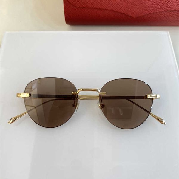 

women men frame rimless lens sunglasses new fashion brand design eyewear new fashion factory sun glasses 70%off 91mu, White;black