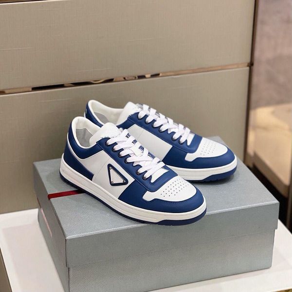 

luxury men downtown perfect sneakers shoes comfort casual men's sports white black leather 23s/s skateboard runner sole tech fabrics tr