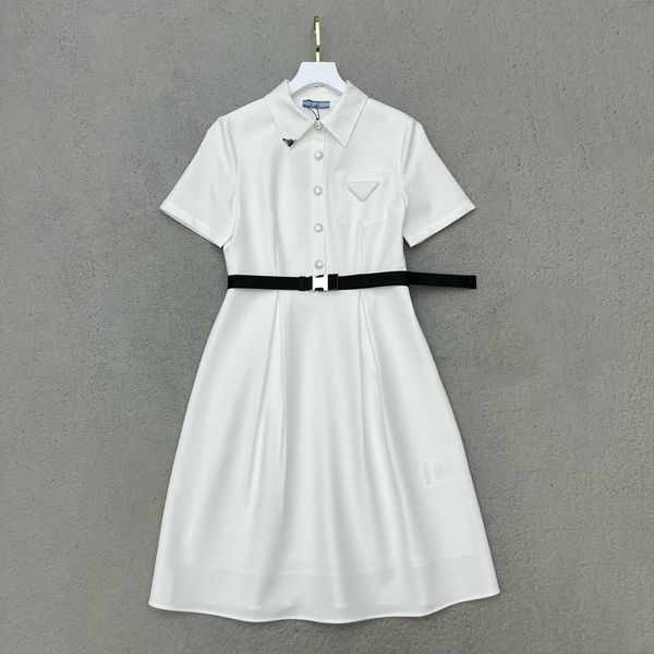 

2023ss designer women dress fashion slim classic pattern silm dresses summer clothing conjoined skirt, Black;gray