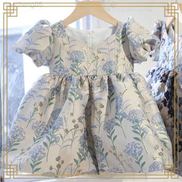 

girl's dresses baby spanish lolita princess ball gown bow short sleeve design birthday party christening dresses for girls easter eid a, Red;yellow