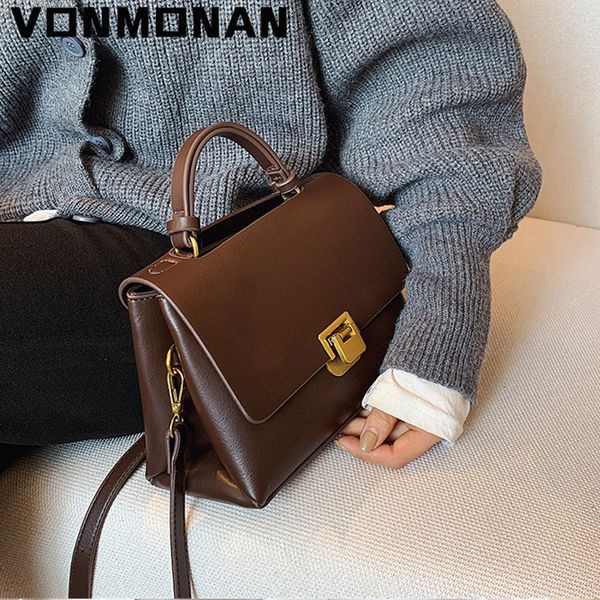 

evening bags vintage tote winter quality pu leather womens designer handbag purses luxury mini shoulder messenger 230224