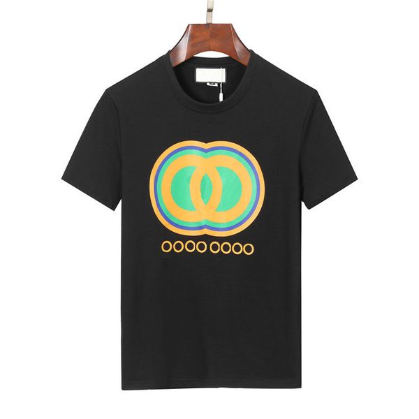 

men's t shirts designer t shirt cotton round neck printing quick drying anti wrinkle men spring summer high loose trend short colorful, White;black