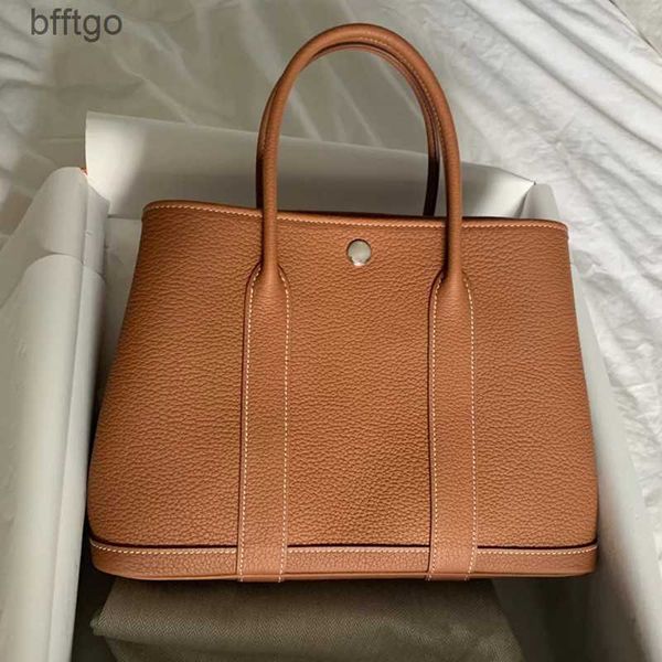 

herme designer garden party bags for women 2023 new cowhide women's one shoulder oblique span simple handheld