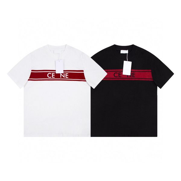 

men's plus tees & polos round t-shirt plus size neck embroidered and printed polar style summer wear with street pure cotton dq, Black;brown