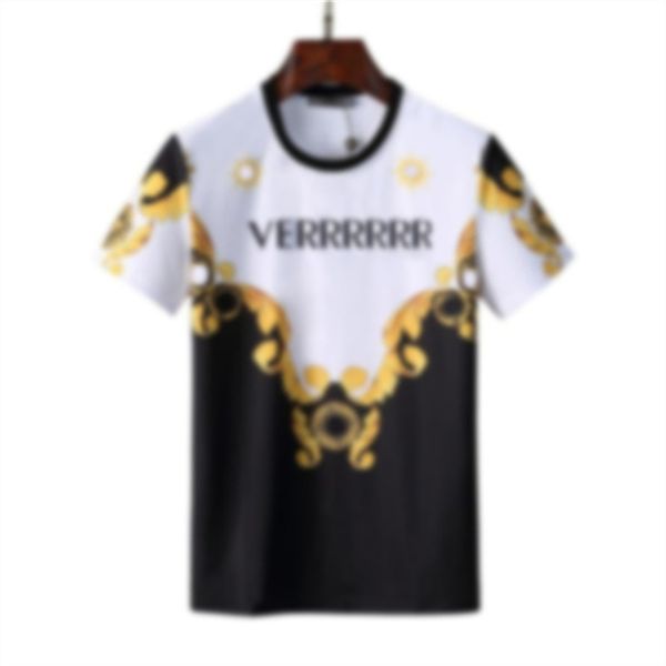 

men's t-shirt t shirt slim fit short sleeve cotton breathable tee r luxury letters print shirts 2023 spring summer high street casual m, White;black