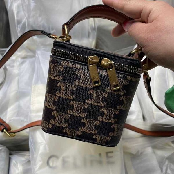 

fashion shoulder bags 2023 mini leather bucket handheld single-shoulder cross-shoulder red bag girl 60%off simple handbags wholesale