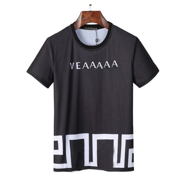 

men's t-shirt t shirt slim fit short sleeve cotton breathable tee r luxury letters print shirts 2023 spring summer high street casual m, White;black