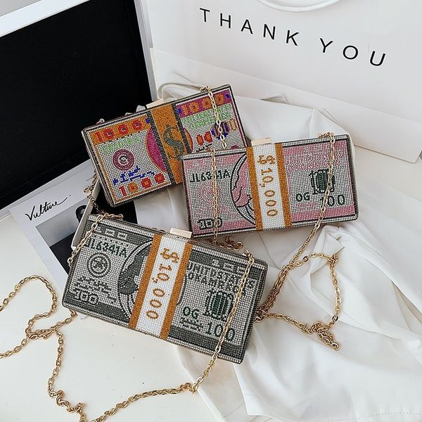

evening bags crystal money usd bags dollar design luxury diamond evening bags party purse clutch bags wedding dinner purses and handbags 230