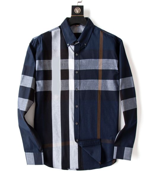 

2023 luxury designer men's shirts fashion casual business social and cocktail shirt brand spring autumn slimming the most fashionable c, White;black