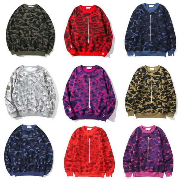 

fashion hoodless men's hoodie street hip-hop pullover high product camouflage women's hoodie fashion couple sweatshirt multi-color, Black