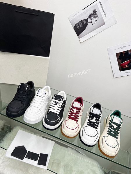 

2023 women luxury shoes sneakers designer trainers genuine leather fabric suede runner winter fall sneaker calfskin mesh low size35-45, Black