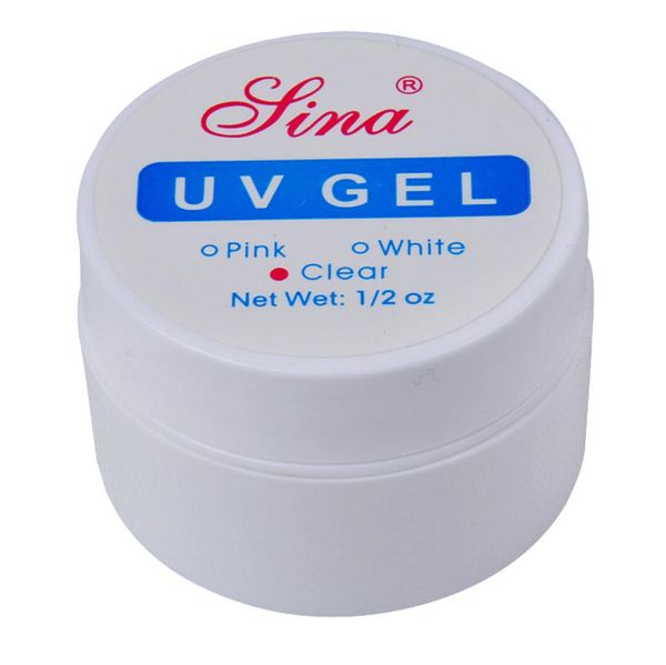 

whole1pcs clear gel uv nail polish012345678910116111968, Red;pink