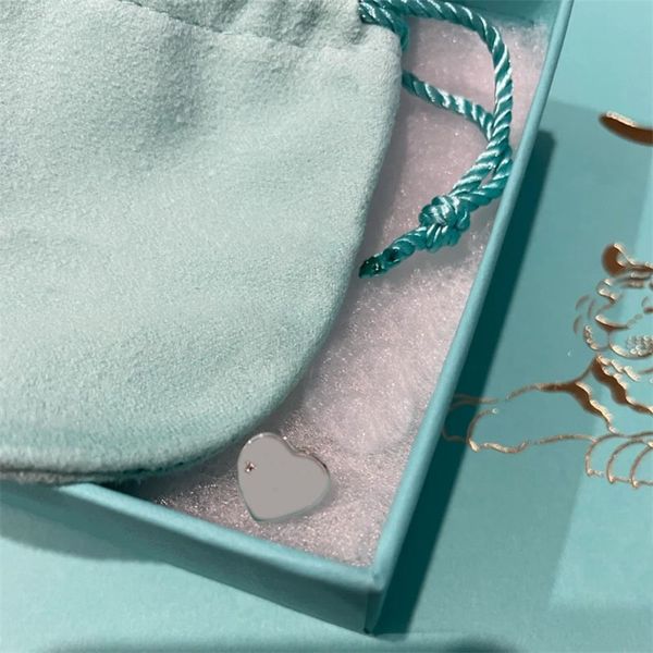 

love stud luxurious mens designer earrings for women fashion rose golden heart tag creative metal small ohrringe cjewelers silver color luxu, Golden;silver