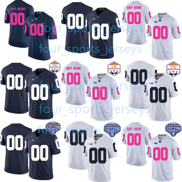 

custom ncaa college penn state nittany football jerseys hamler allen parker washington trace mcsorley micah parsons miles sanders saquon bar, Black