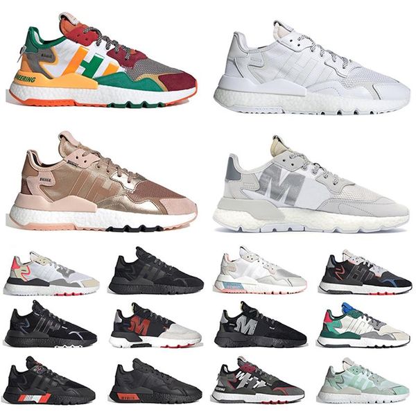 

reflective xeno nite jogger night mens running shoes joggers active blue collegiate green core black cloud white mens womens sport204w