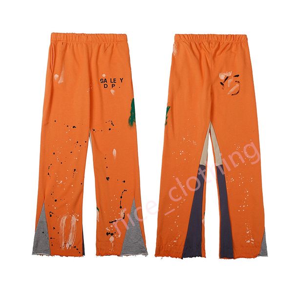 

mens designer pants galleries pants depts sweatpants letter print mens womens couple loose versatile casual pants straight vintage trouse, Black